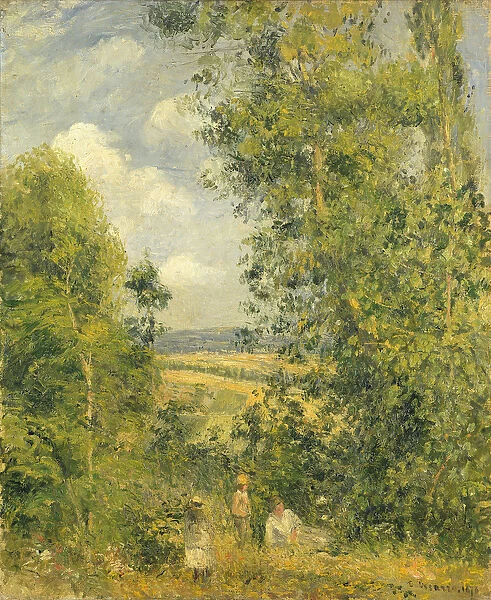 A Rest in the Meadow, 1878 (oil on canvas)