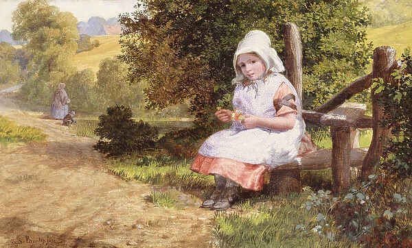 Resting, 1865 (w  /  c on paper)