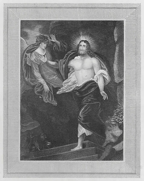 The Resurrection, Matthew, XXVIII (engraving)