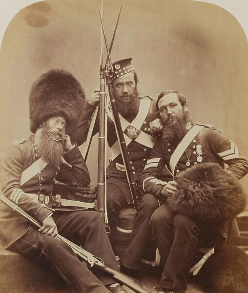Reynolds, Temple and Judd, Scotch Fusiliers Guards (b  /  w photo)