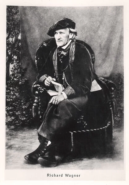 Richard Wagner (1813-1883) (b  /  w photo)