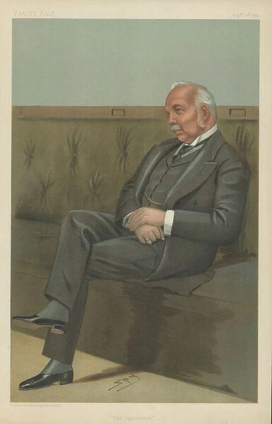 The Right Honourable Henry Campbell-Bannerman (colour litho)