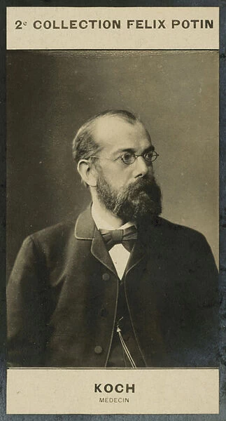 Robert Koch, Medecin, 1843 (b  /  w photo)