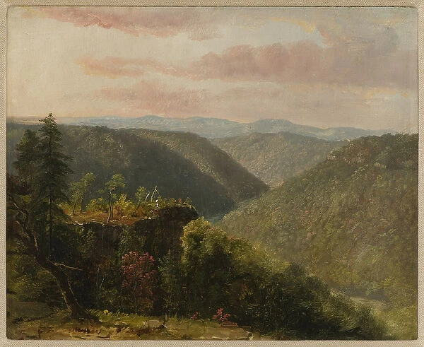 Rolling Hills, 1846 (oil on artists board)