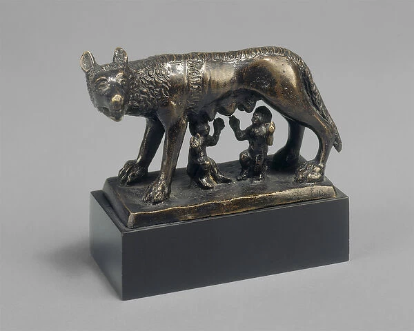 Romulus and Remus Suckled by a She-wolf, 15th century (bronze
