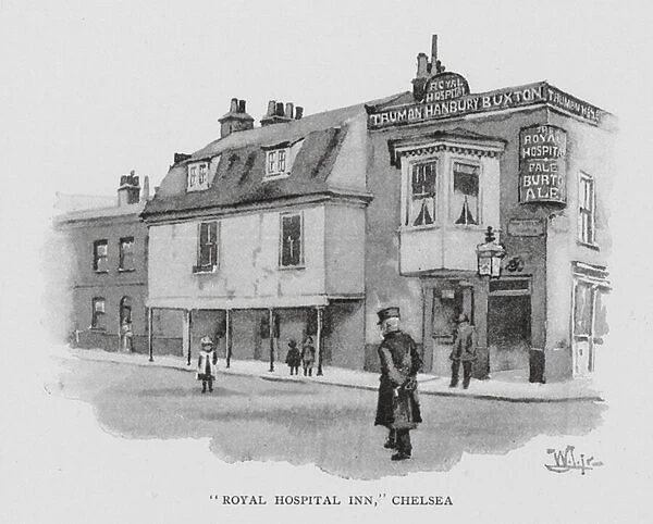 'Royal Hospital Inn, 'Chelsea (litho)