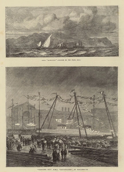 Royal Ships at Hampshire (engraving)