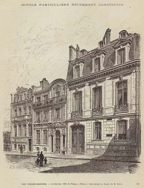 Rue Pierre-Charron (engraving)