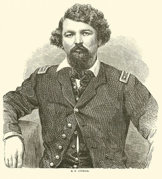 S D Sturgis, August 1864 (engraving)