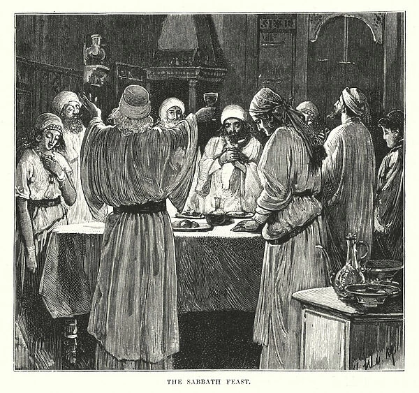 The Sabbath Feast (engraving)