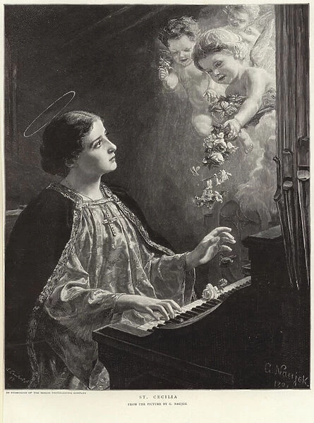 Saint Cecilia (engraving)