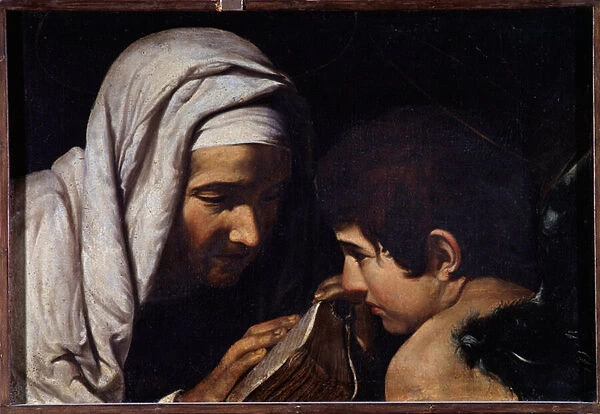 Saint Francesca Romana and the Angel (painting, 16th-17th century)