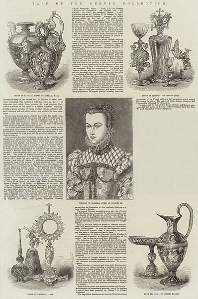Sale of the Bernal Collection (engraving)