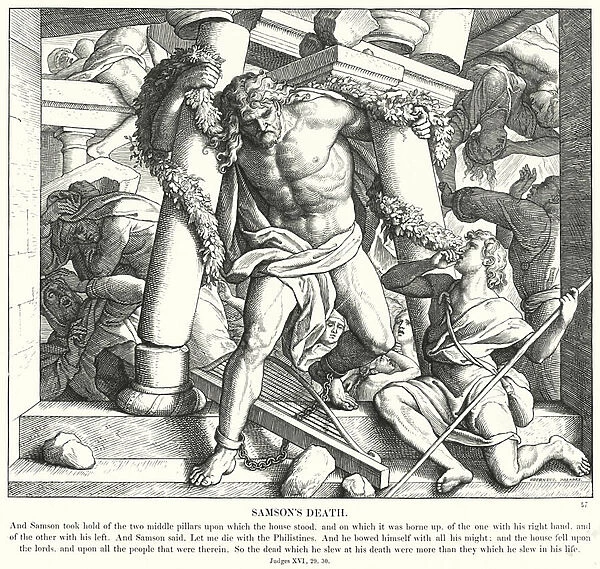 Samsons Death (engraving)