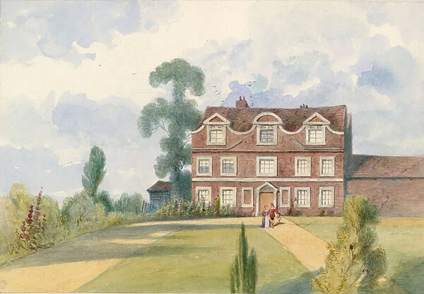 Sandford Manor House, Fulham, London, formerly the dwelling place of Nell Gwynne (w  /  c on paper)