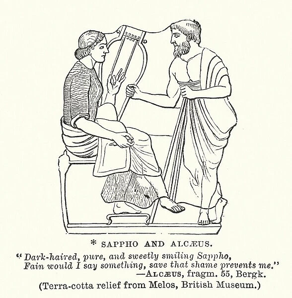 Sappho and Alcaeus (engraving)