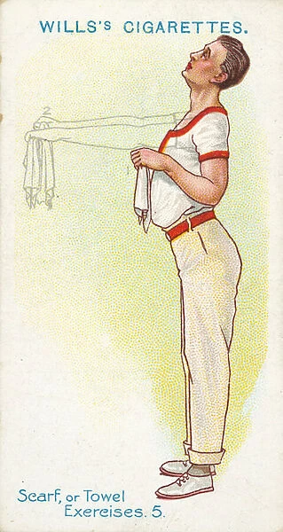 Scarf, or Towel Exercises, 5 (colour litho)