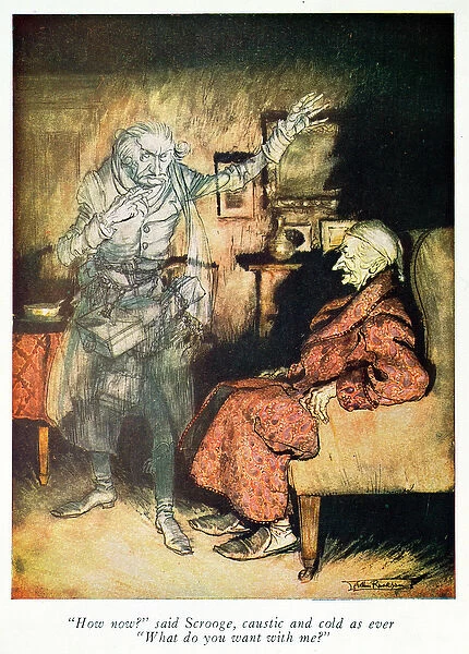 Scrooge and The Ghost of Marley, from Dickens A Christmas Carol