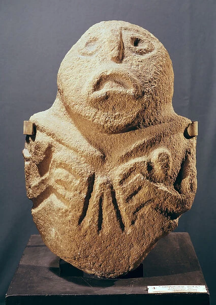 Sculpture no. 43, from Lepenski Vir, Yugoslavia, c. 6000 BC (sandstone)