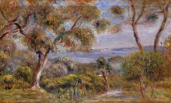The Sea at Cagnes, c. 1910 (oil on canvas)