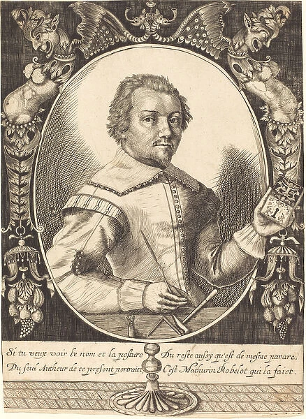 Self-Portrait, c. 1630 (engraving on laid paper)