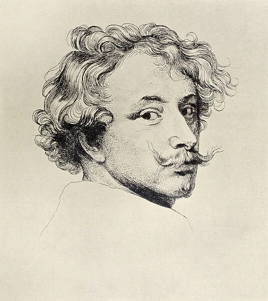 Self portrait, from The Print-Collectors Handbook by Alfred Whitman