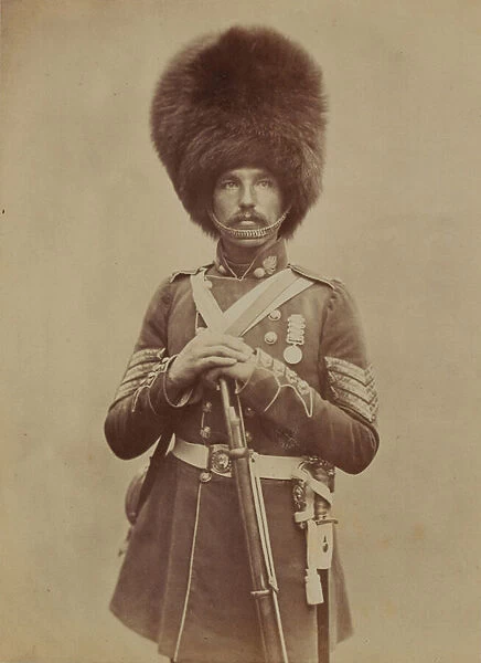 Sergeant William Powell, Grenadier Guards (b  /  w photo)