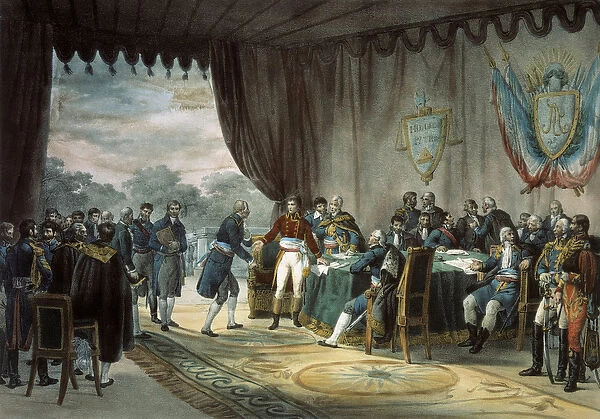 Signature of the Treaty of Mortefontaine on 30  /  09  /  1800 during which France