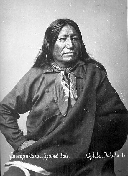 Sintegaleska, Spotted Tail, Oglala Dakota I, 1880s (b  /  w photo)