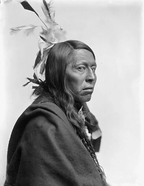 Sioux chief Flying Hawk, c. 1900 (b  /  w photo)