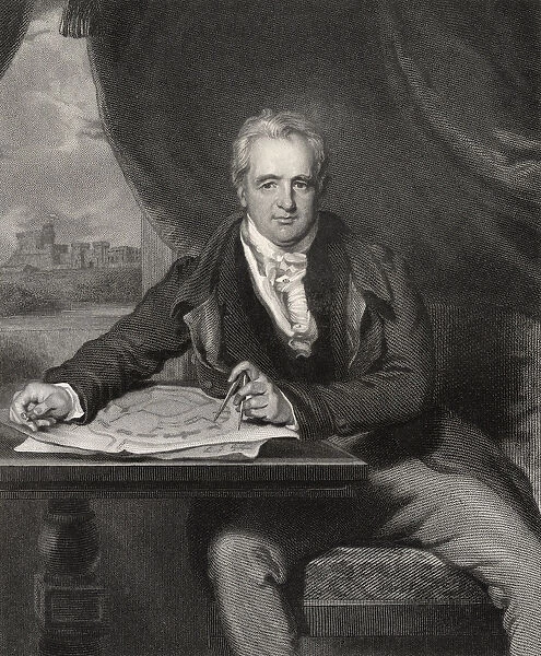 Sir Jeffry Wyatville, engraved by H. Robinson, from National Portrait Gallery