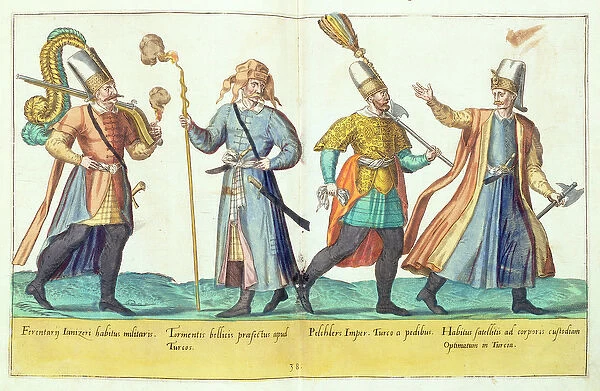 Sixteenth century costumes from Omnium Poene Gentium Imagines