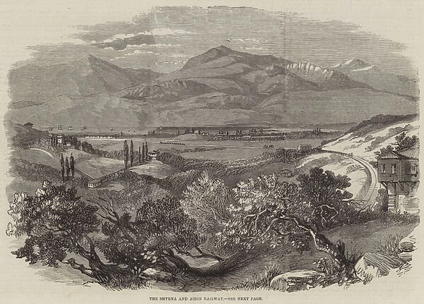 The Smyrna and Aidin Railway (engraving)