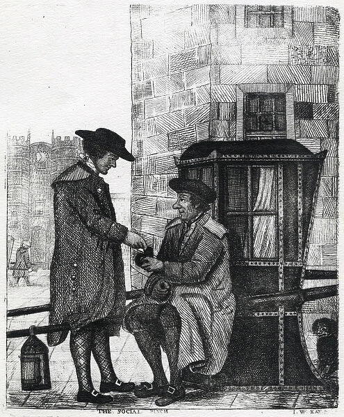 The Social Pinch, print made by William Kay, 1784-1813 (etching)