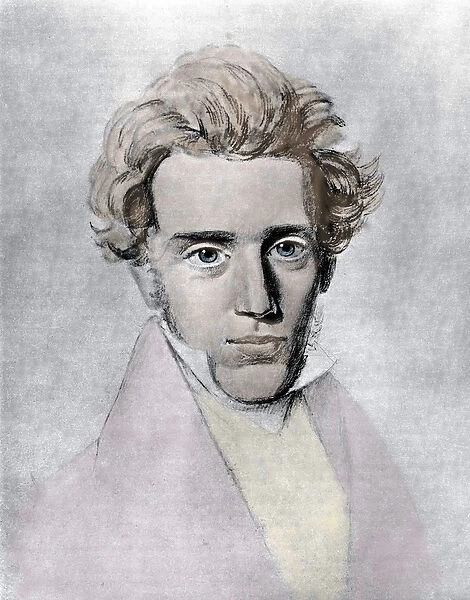 Soren Aabye Kierkegaard, c. 1840 (charcoal, pastel & wash on paper)