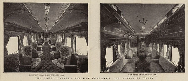 The South Eastern Railway Companys New Vestibule Train (b  /  w photo)