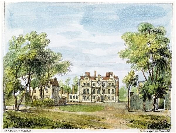 South Front, Old Palace, Kew Gardens, plate 2 from Kew Gardens: A Series of