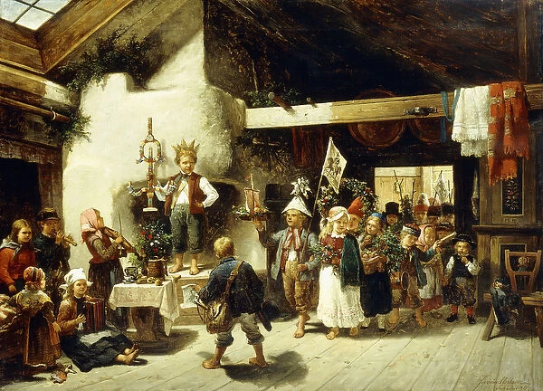 A Special Celebration, 1877 (oil on canvas)