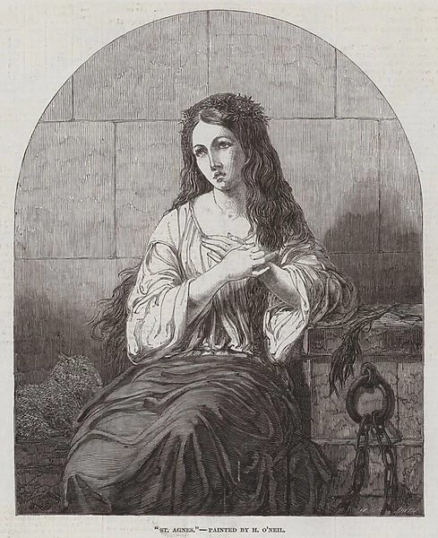 St Agnes (engraving)