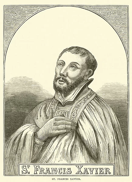 St Francis Xavier (engraving)
