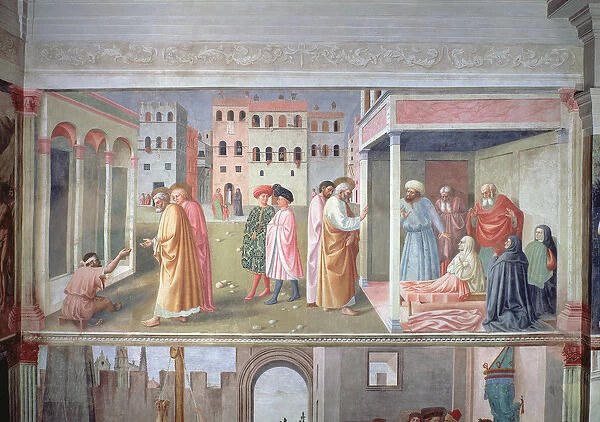 St. Peter healing a cripple, and the raising of Tabitha, c