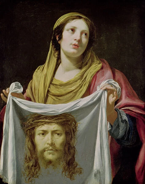 St. Veronica Holding the Holy Shroud (oil on canvas)