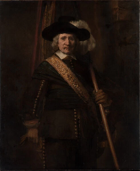 The Standard Bearer, Floris Soop, 1654 (oil on canvas)