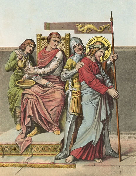 Station I Christ is Sentenced to Death by Pilate
