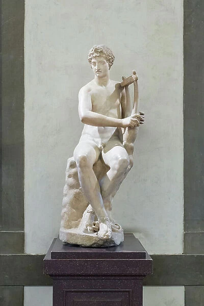Statue of Apollo seated, 1st century AD (marble)
