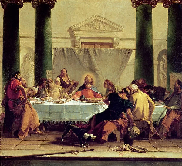 The Last Supper, 1745-50 (oil on canvas)