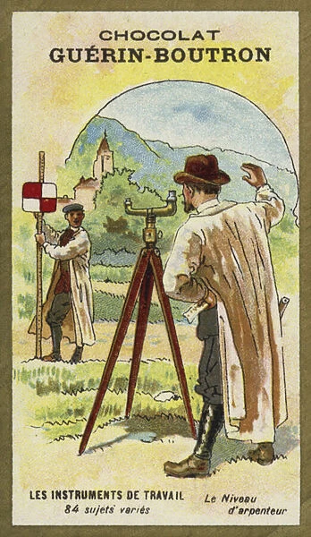 Surveyors level (chromolitho)
