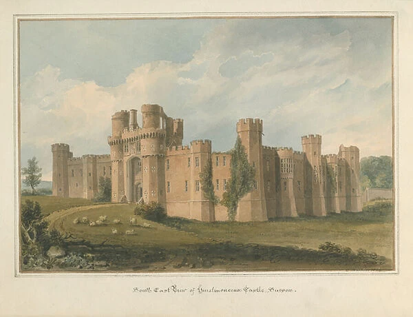 Sussex - Herstmonceux Castle, 1824 (w  /  c on paper)