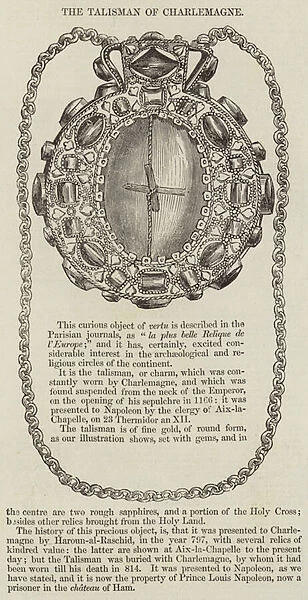 The Talisman of Charlemagne (engraving)