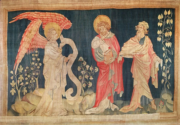 The Tears of St. John, no. 6 from The Apocalypse of Angers, 1373-87 (tapestry)